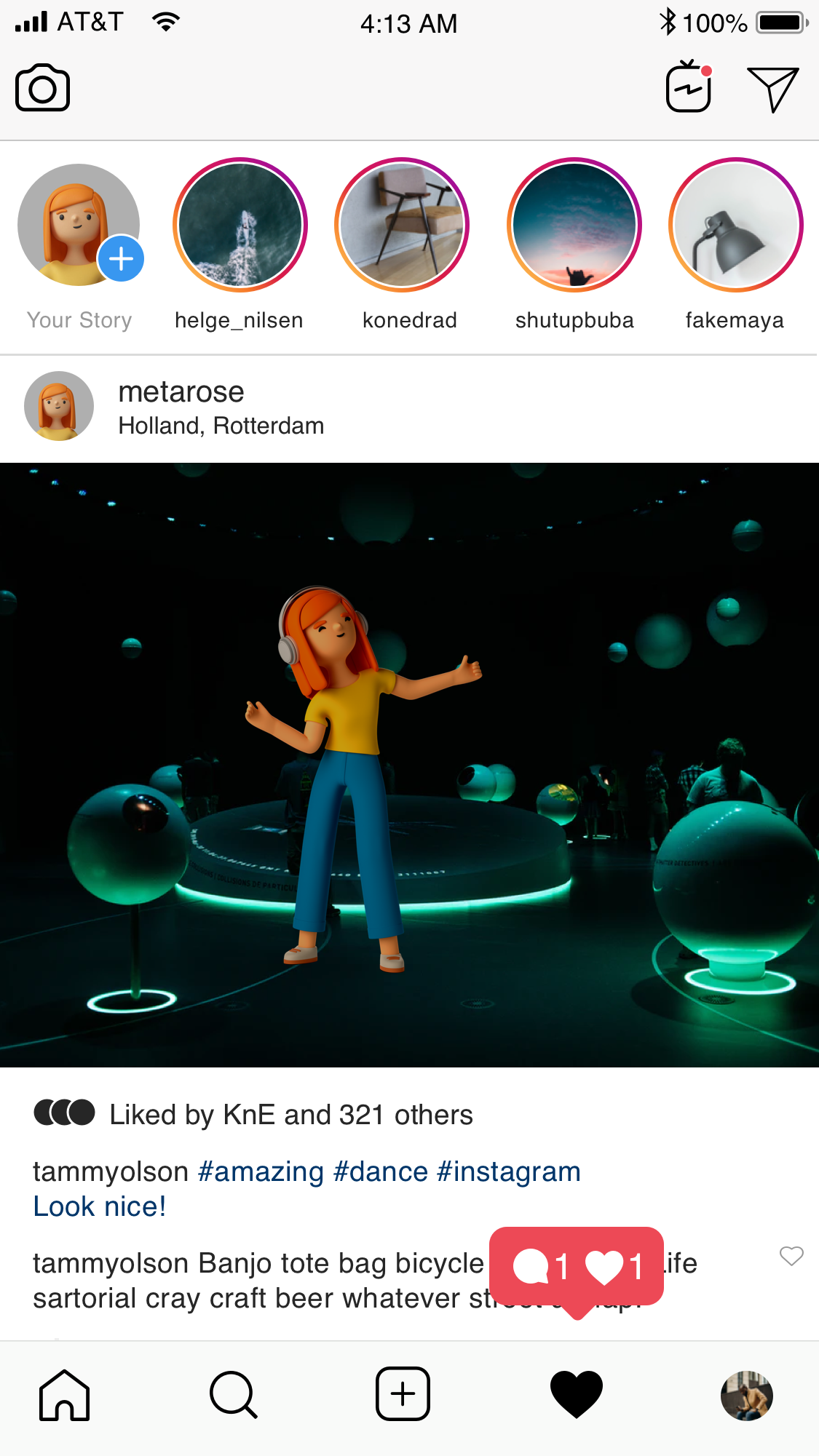 Auto generated visual content